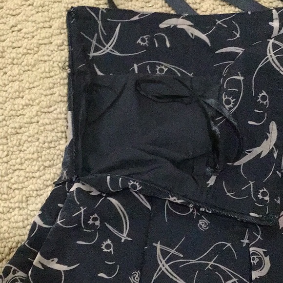 APRICOT brand black skirt with lace on bottom - Picture 2 of 3